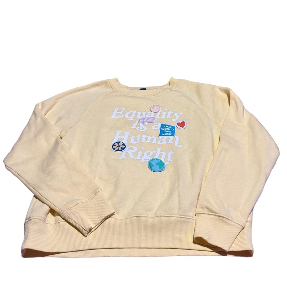 Equality Is a Human Right Sweater From Old Navy Size Small